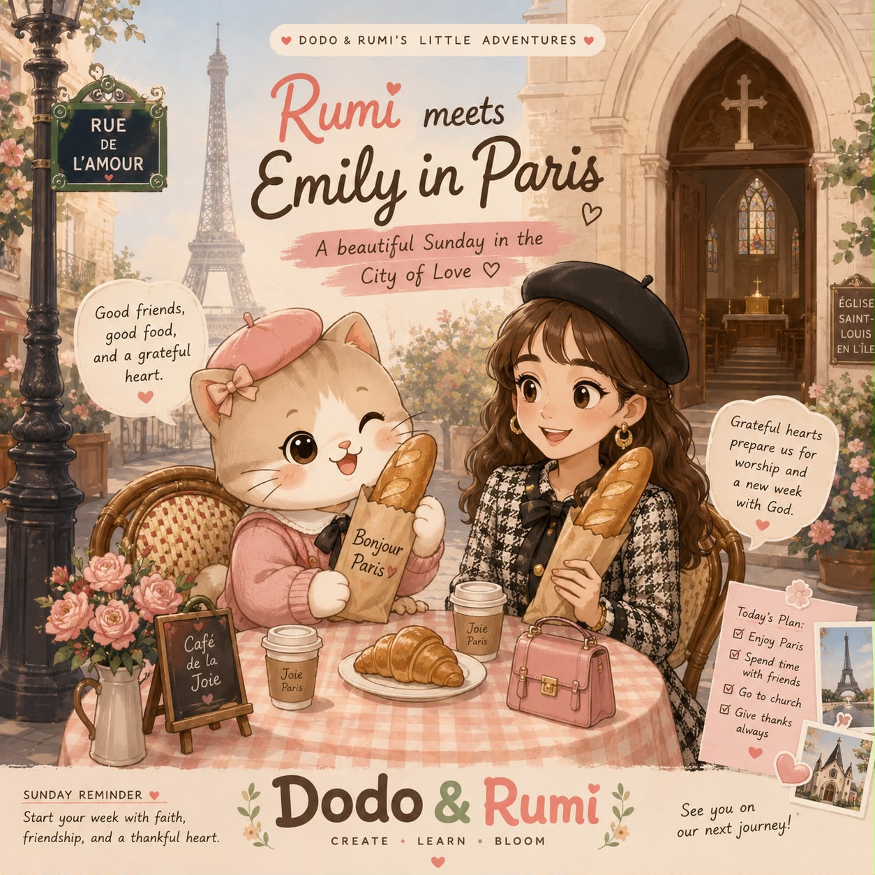 Rumi in Paris activity pack preview